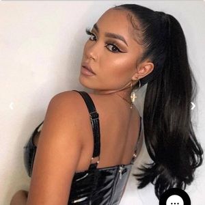 INH Liane Ponytail - 18” (Black Brown) | NEW